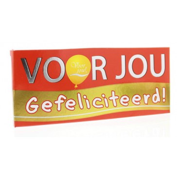 Chocoladereep gefeliciteerd