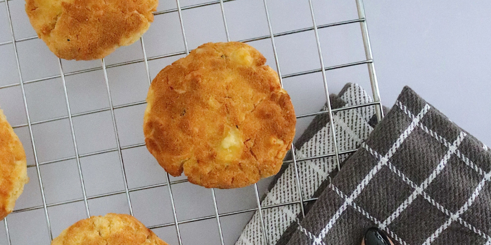 Hartige koekjes van kokosmeel