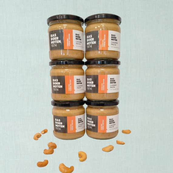 Cashewpasta puur 6x 350gram