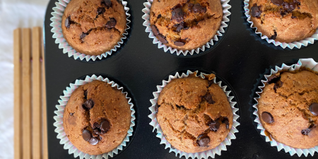 Gezonde chocolade muffins