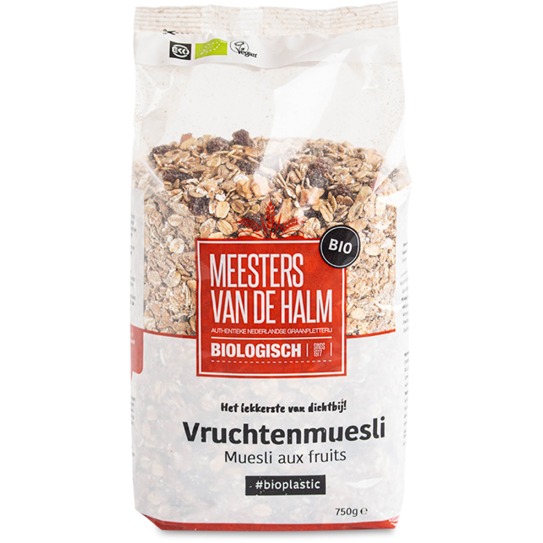 Vruchten muesli biologisch