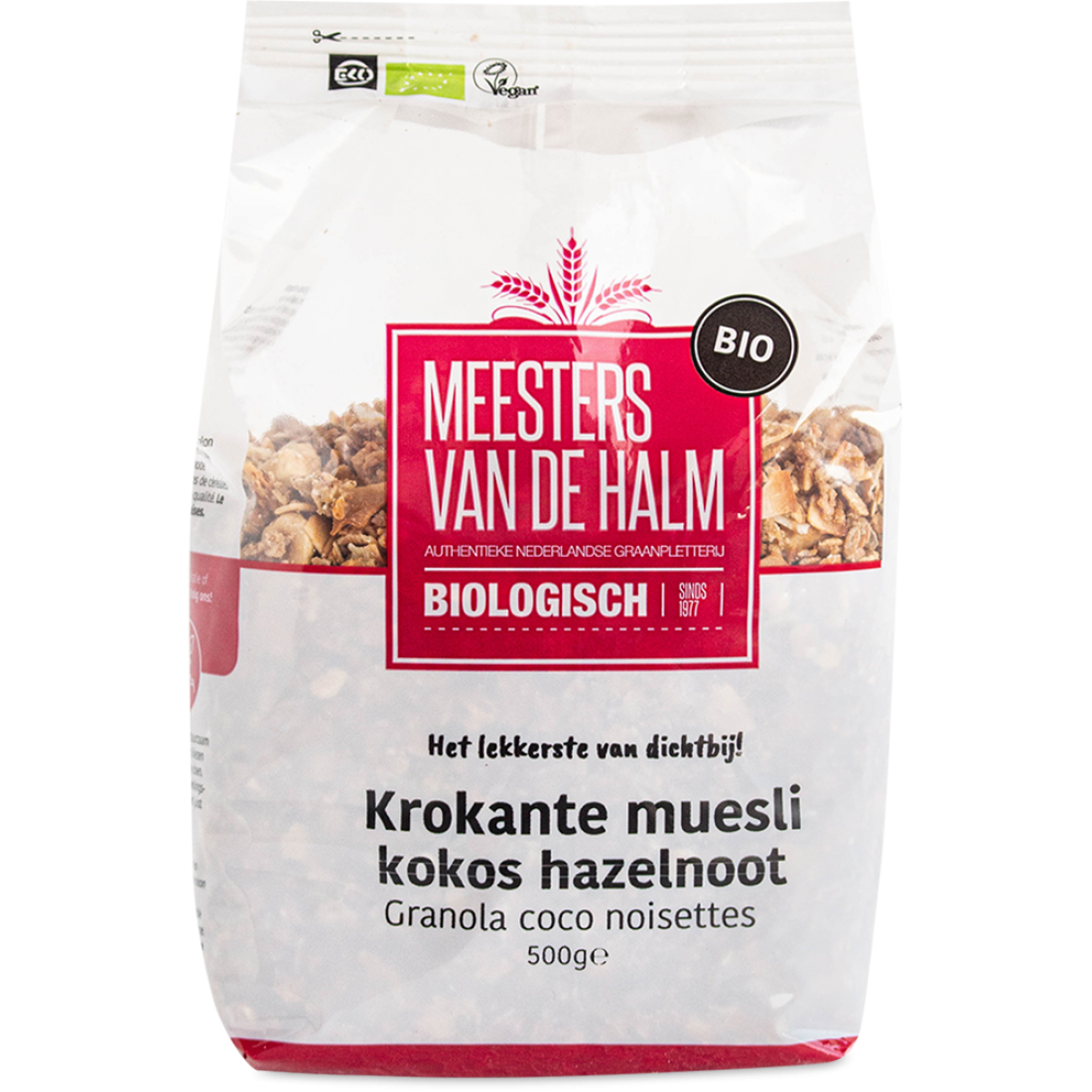 Krokante muesli kokos hazelnoot 